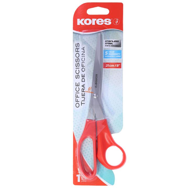 قیچی اداری 21 سانت قرمز مدل 35221 کورس KORES